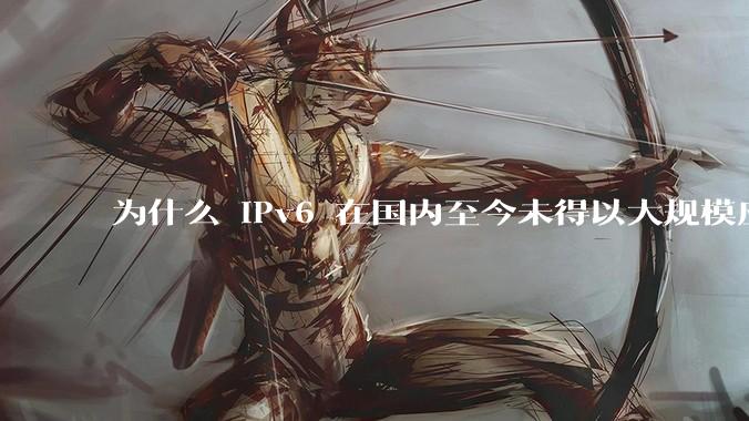 为什么 IPv6 在国内至今未得以大规模应用?